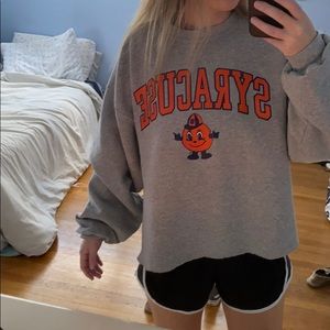 SYRACUSE UNIVERSITY CROPPED SWEATSHIRT 🍊